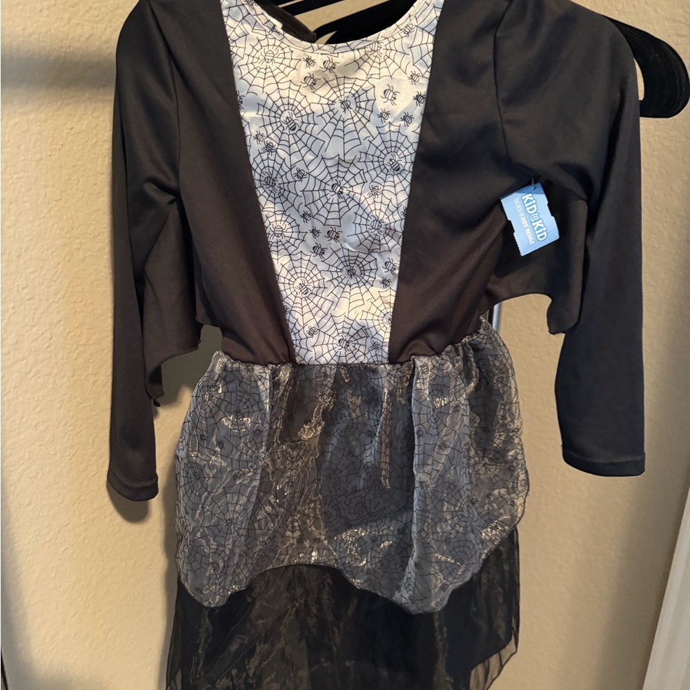 Kids Spider Web Costume - Black and White